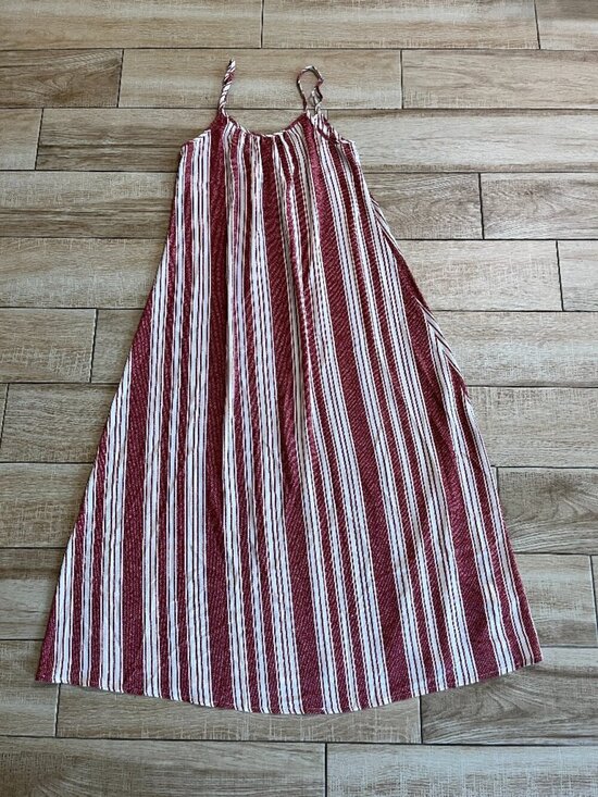 Band of Gypsies Dresses & Skirts - Womens Band of Gypsies Red/White Stripe Midi Dress - S